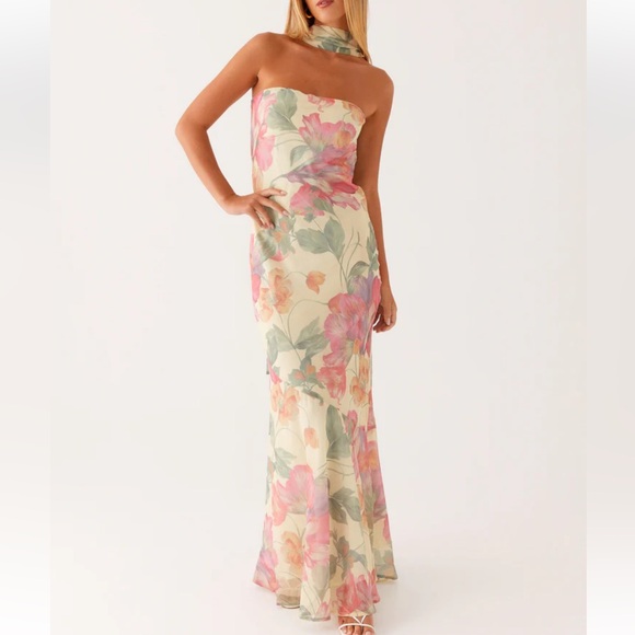 Peppermayo maxi dress- yellow peony - Picture 4 of 8